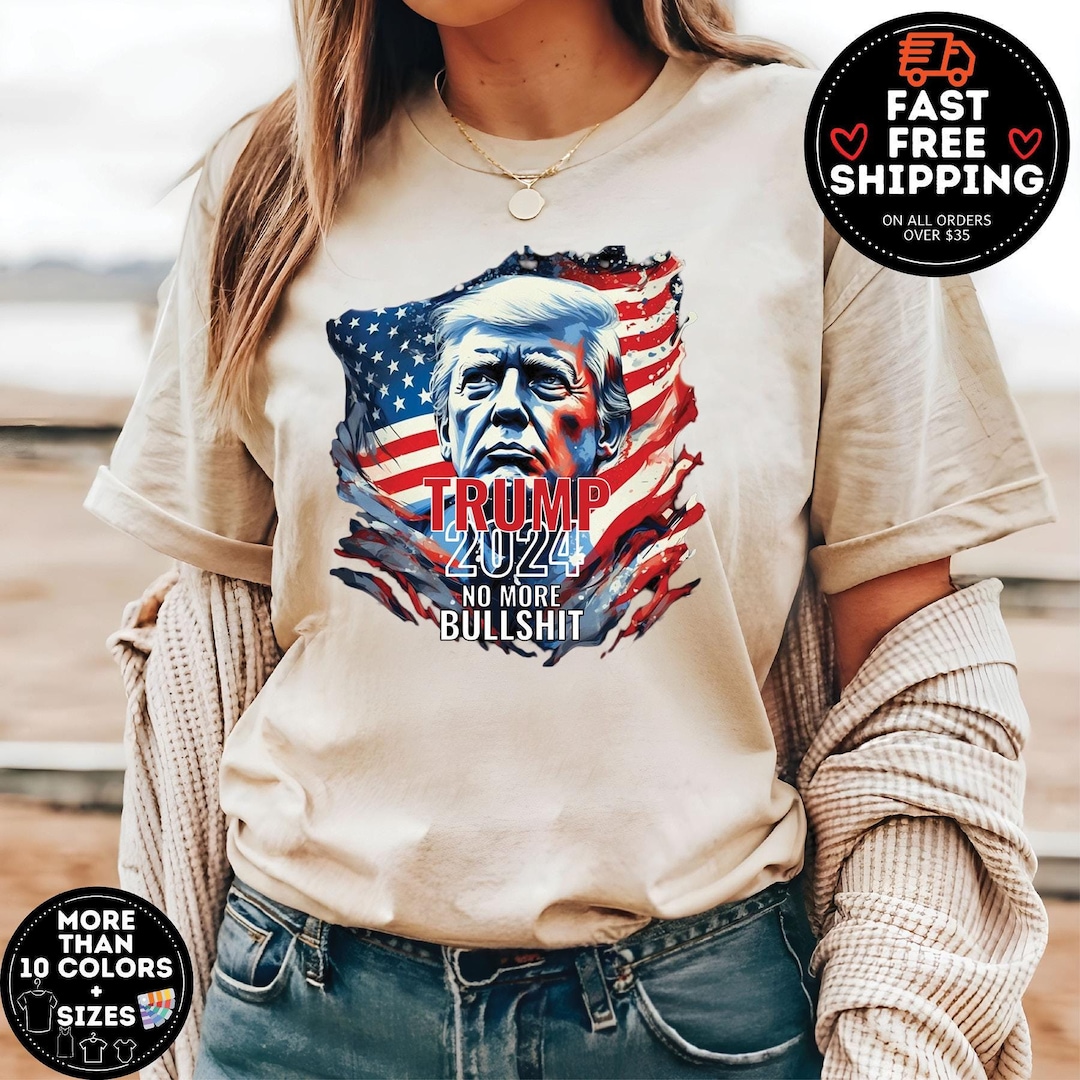 Trump In Your Bag Funny Trump 2024 Peeking Pocket T-Shirt