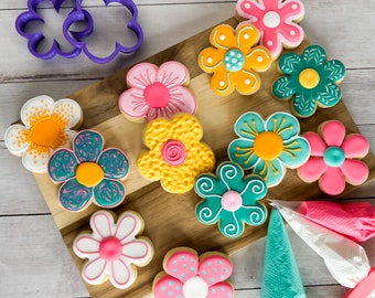 Cookie Decorating Class | Cookie Decorating Kit | Cookie Decorating Supplies | Virtual Cookie Tutorial | Cookie Baking | Creative Gift