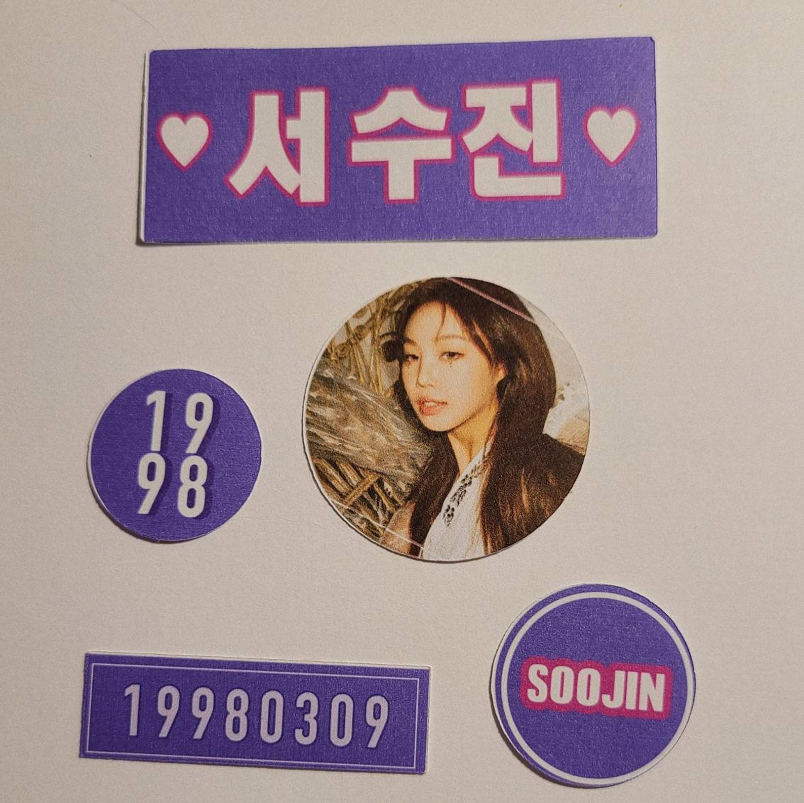 CUSTOM KPOP Mini Slogan Stickers Etsy