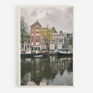 Canal House Wall Art Amsterdam Print Netherlands - Etsy