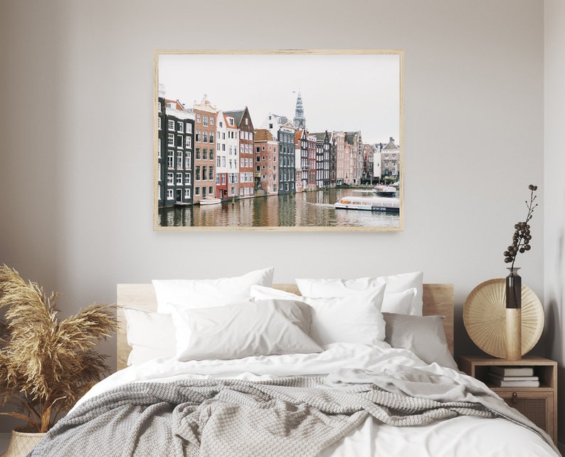 Canal House Wall Art, Amsterdam Print, Netherlands Photography ...