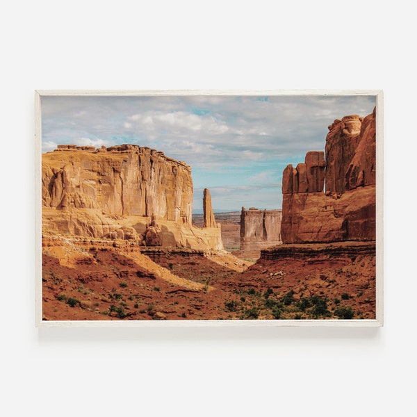 Monument Valley Landscape, Utah National Park, Red Rock Scenery, Desert Photography, Western Home Decor, Southwest Printable
