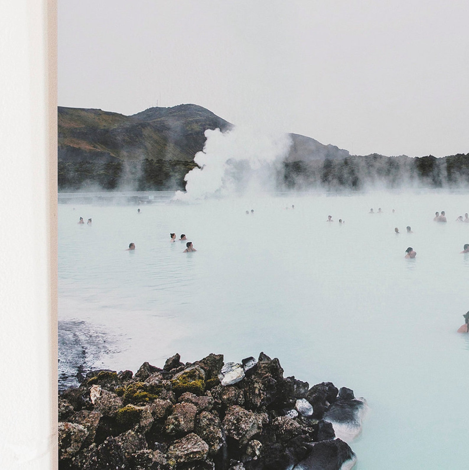 Blue Lagoon Print Iceland Travel Print Reykjavik - Etsy