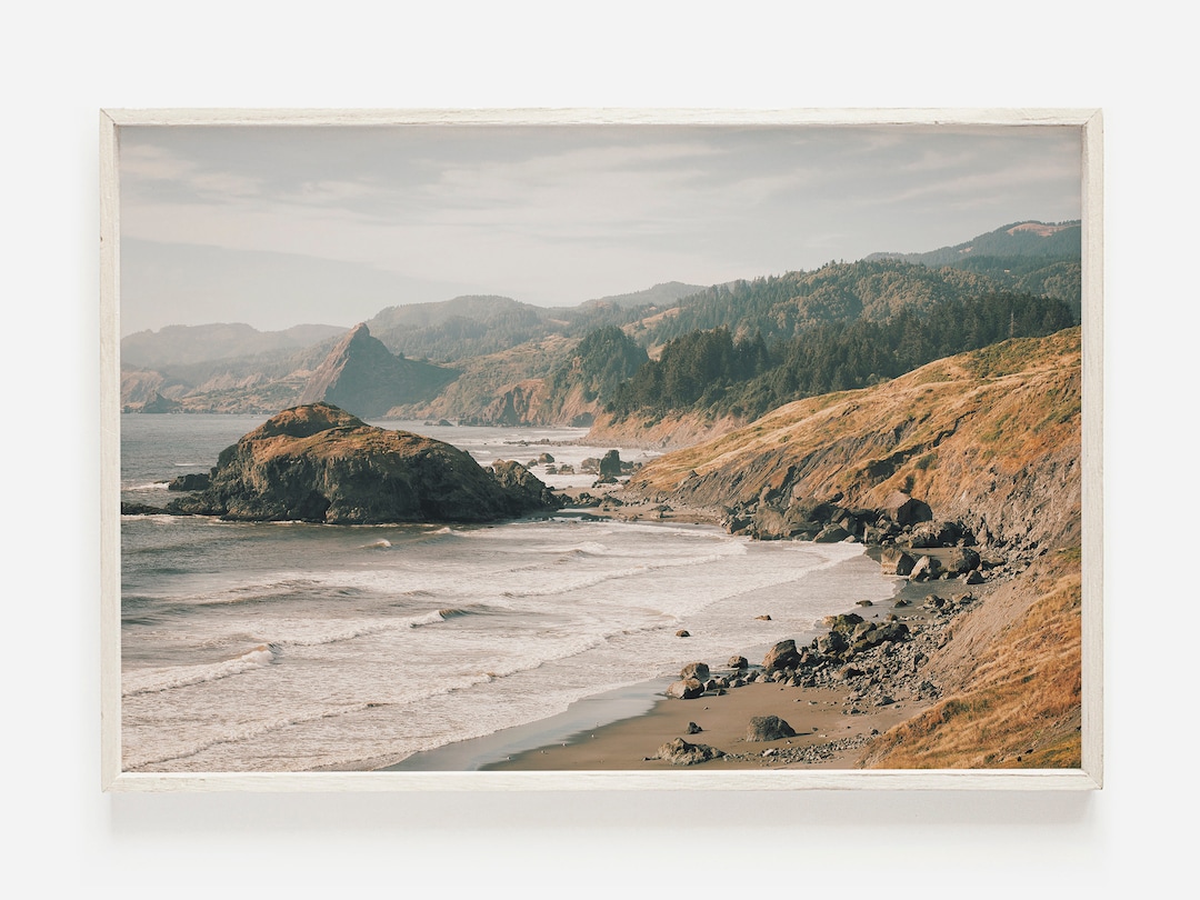 Oregon Coast Wall Art Pacific Northwest Print Oregon Beach - Etsy