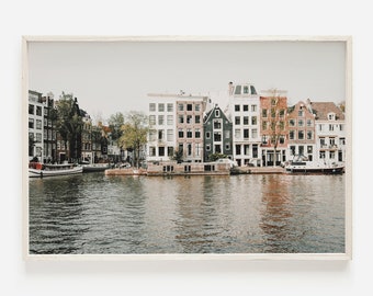 Canal House Wall Art Amsterdam Print Netherlands | Etsy