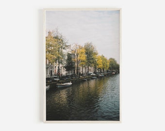 Canal House Wall Art Amsterdam Print Netherlands | Etsy