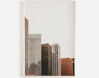 Chicago Skyline, Chicago Wall Art, Chicago Photography, Chicago Architecture, Chicago Buildings, Chicago Photography, Chicago Printable