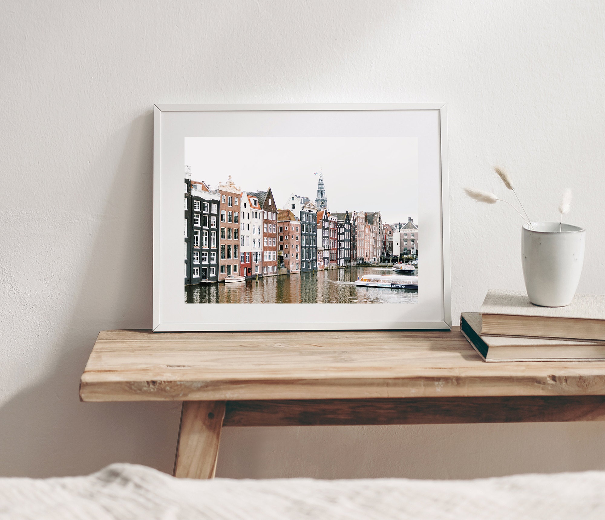 Canal House Wall Art, Amsterdam Print, Netherlands Photography ...