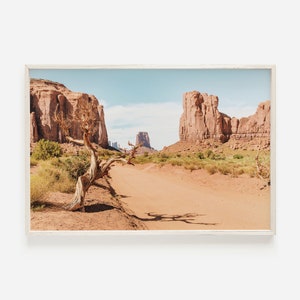 Monument Valley Wandkunst, Southwest Decor, Arizona National Park, Red Rock Desert, Western Landschaft, Western Home Decor