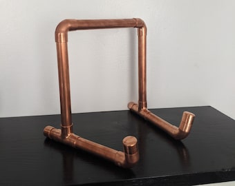 Copper Pipe Book Holder