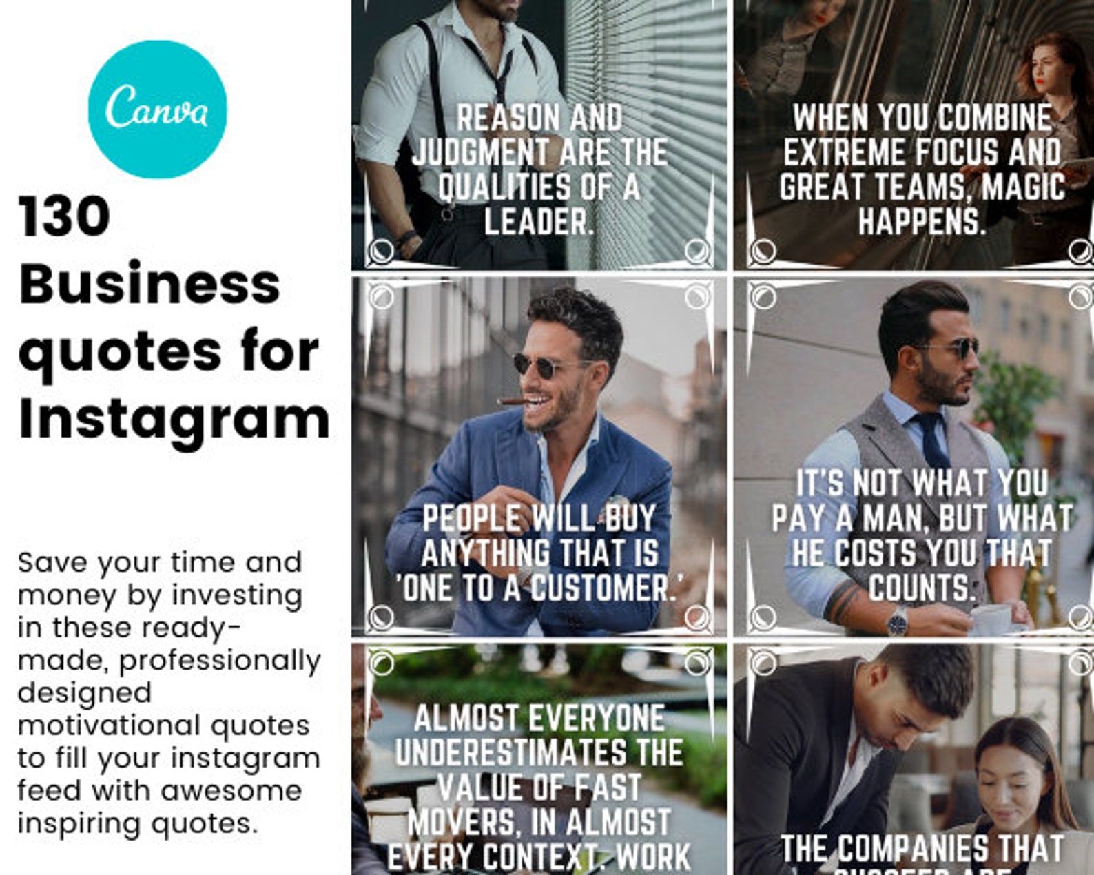 130 Business quotes for Instagram Entrepreneur Quotes Social Etsy