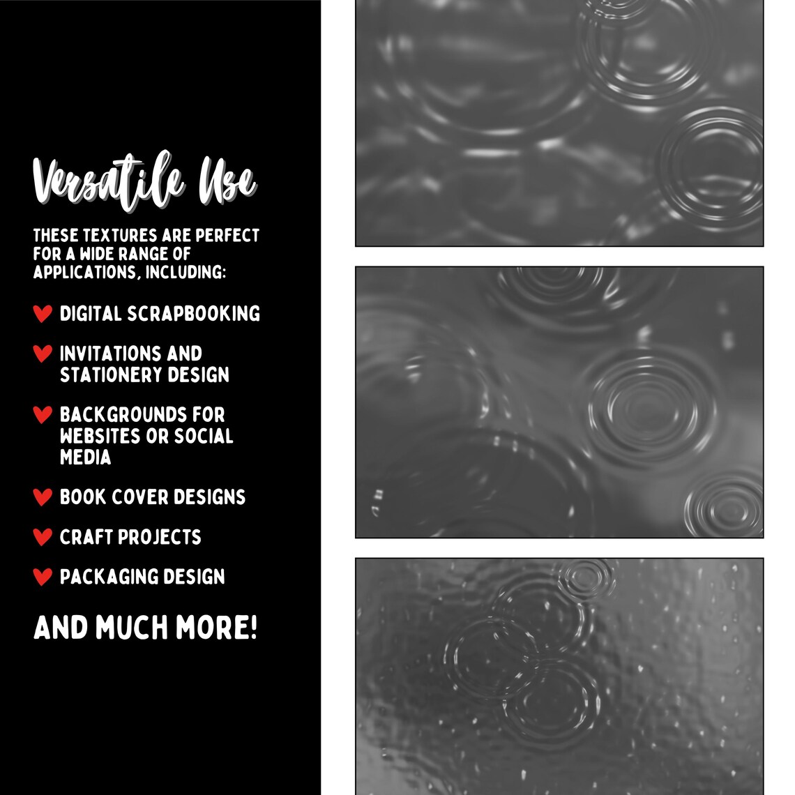 Water Ripple Overlays, Ripple Effect, Texture Overlays, Overlay ...
