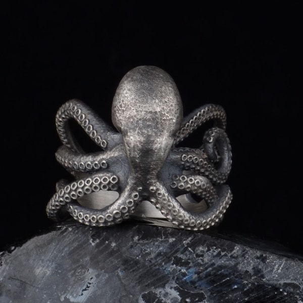 Octopus Ring Etsy