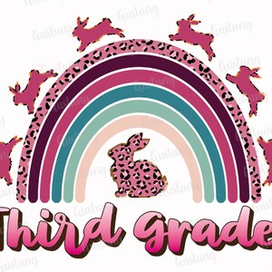 Third Grade Sublimation PNG, PNG, Retro Sublimation Designs, Sublimate PNG