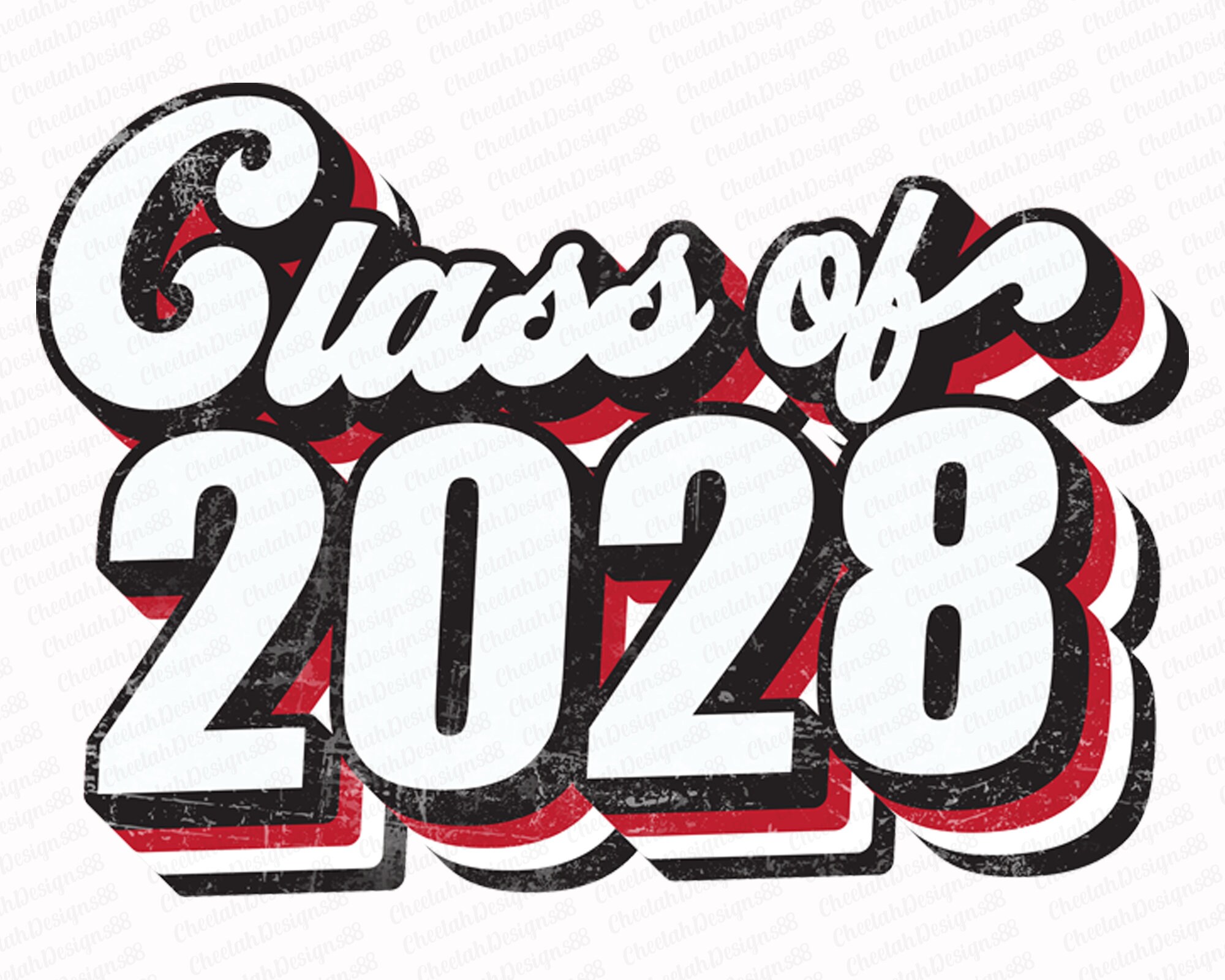 Class of 2028 Sublimation PNG, Retro Sublimation Designs, Sublimate PNG