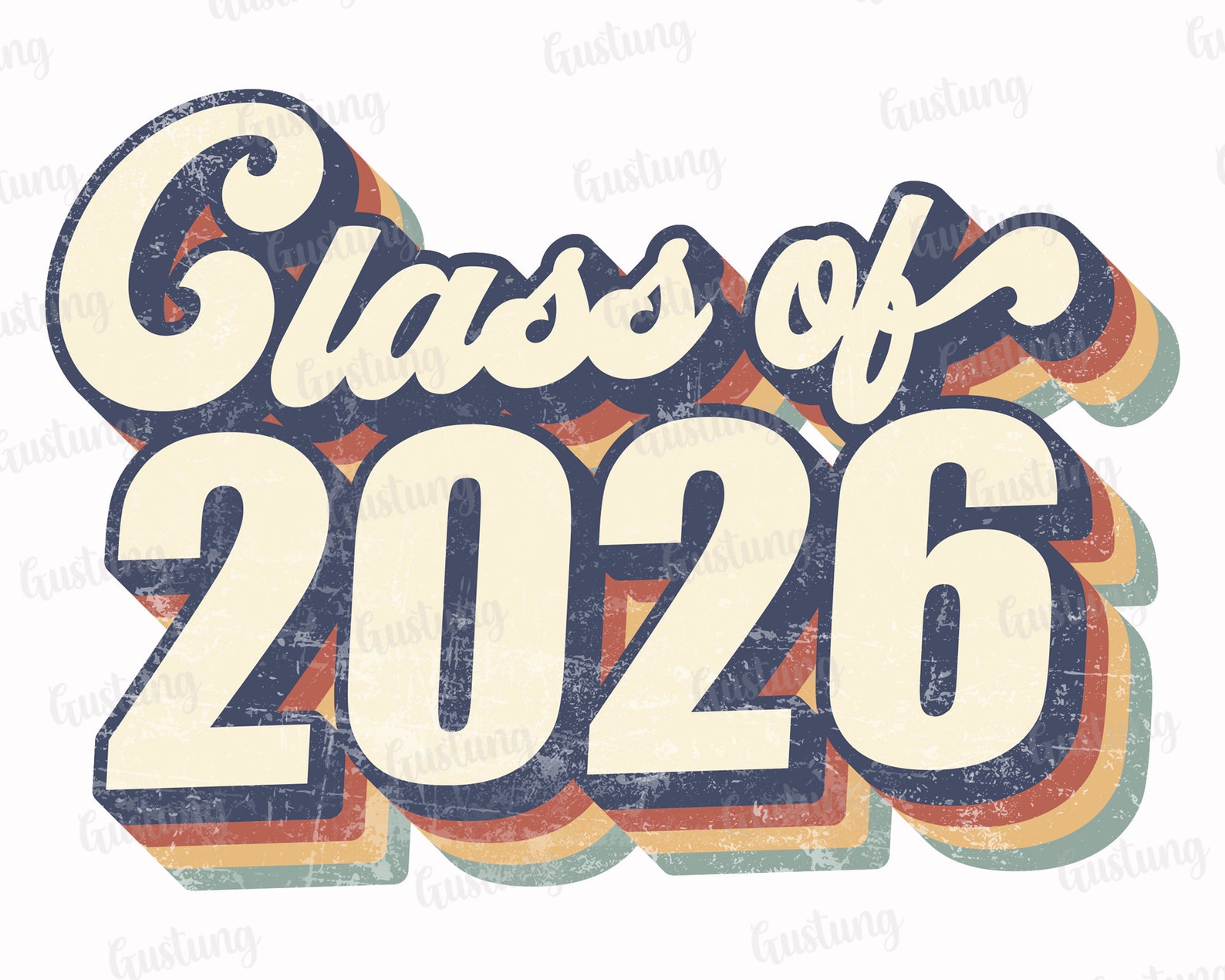 Retro Class Of 2026 PNG Sublimation Designs Etsy