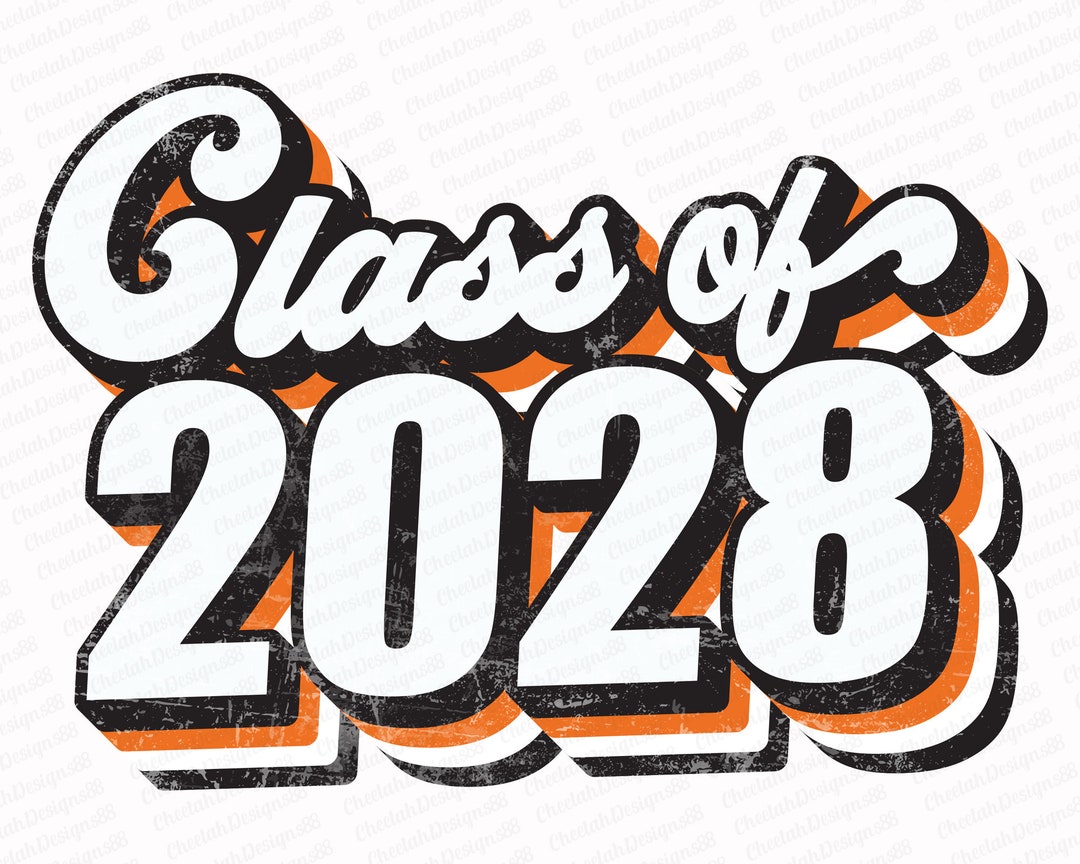 Class of 2028 Sublimation PNG, Retro Sublimation Designs, Sublimate PNG ...