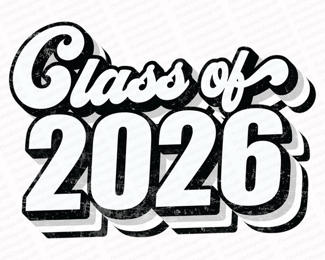 Class of 2026 Sublimation PNG, Retro Sublimation Designs, Sublimate PNG