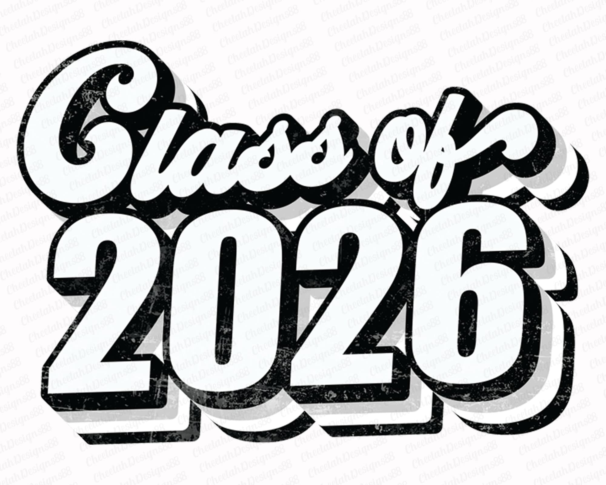 Class of 2026 Sublimation PNG, Retro Sublimation Designs, Sublimate PNG