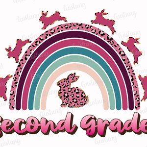 Second Grade Sublimation PNG, PNG, Retro Sublimation Designs, Sublimate PNG