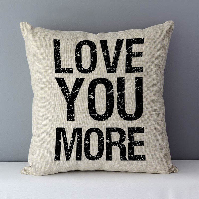 Popular phrase words letters printed couch cushion home Etsy