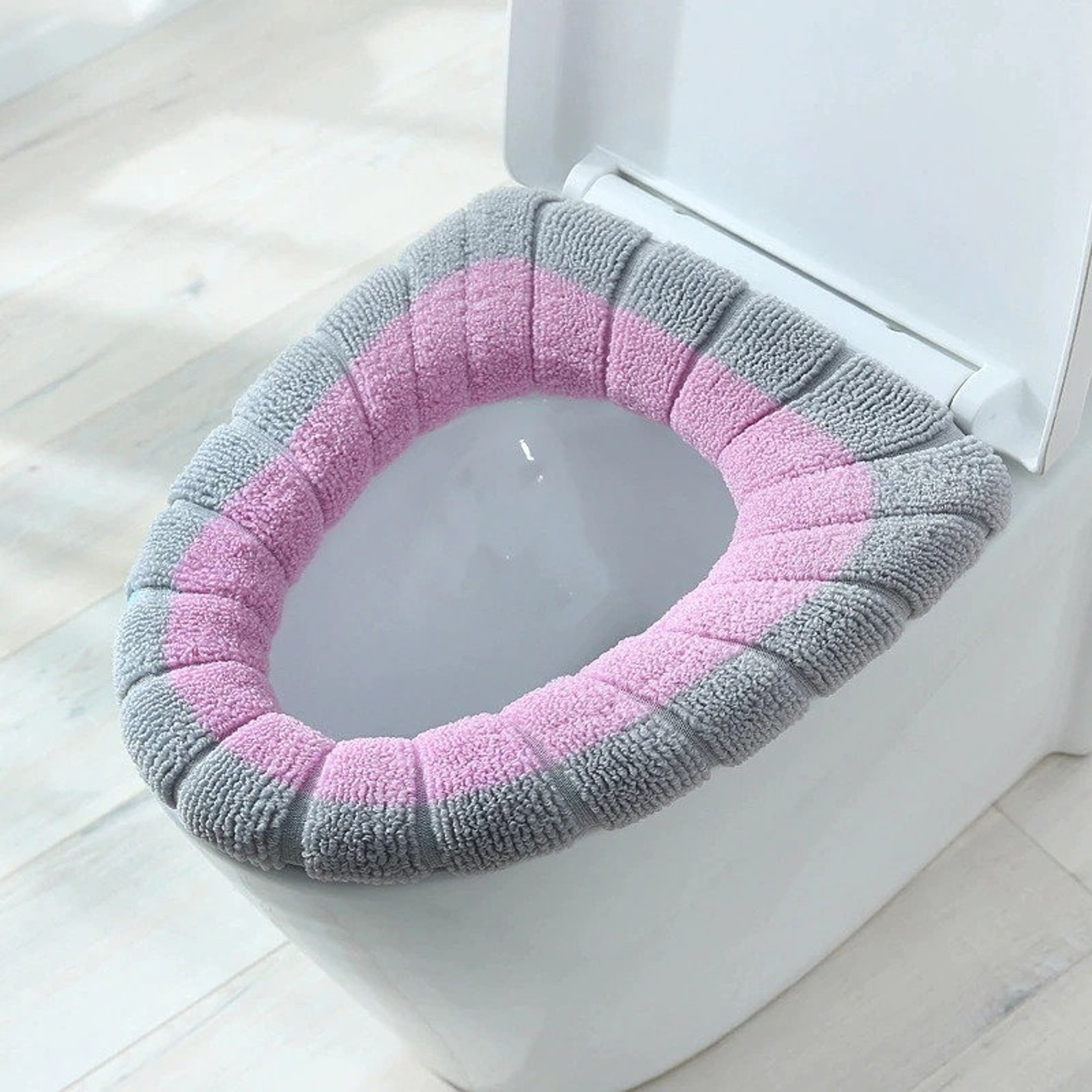 Thickened Toilet Cushion Winter Soft Washable Common Nordic Etsy