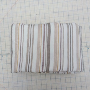 Sahara - Fabric Yardage Vintage Brown Mauve Stripe