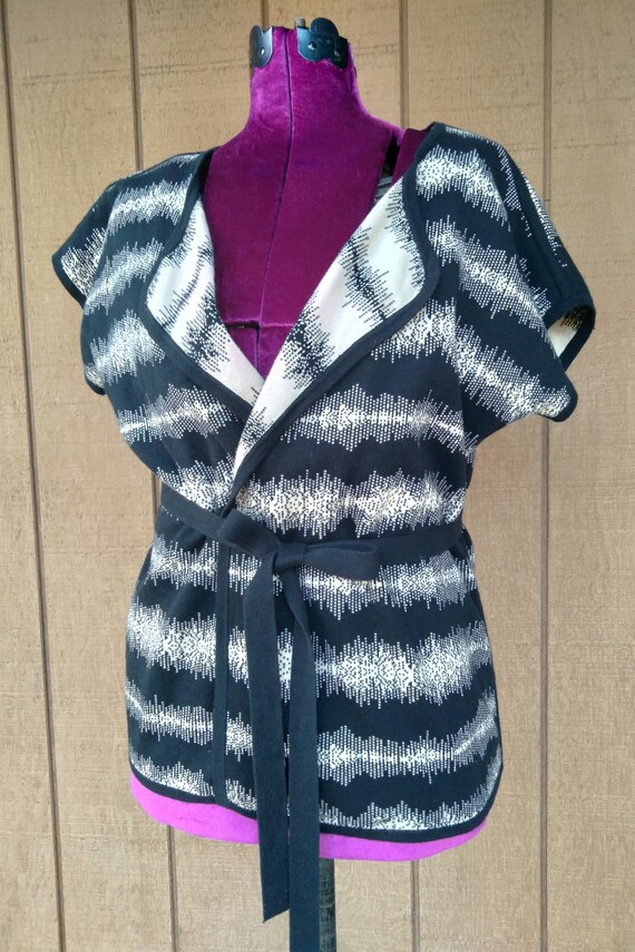 70’s Brown Wool Geometric Dream Sweater by Iva Knight main image 1