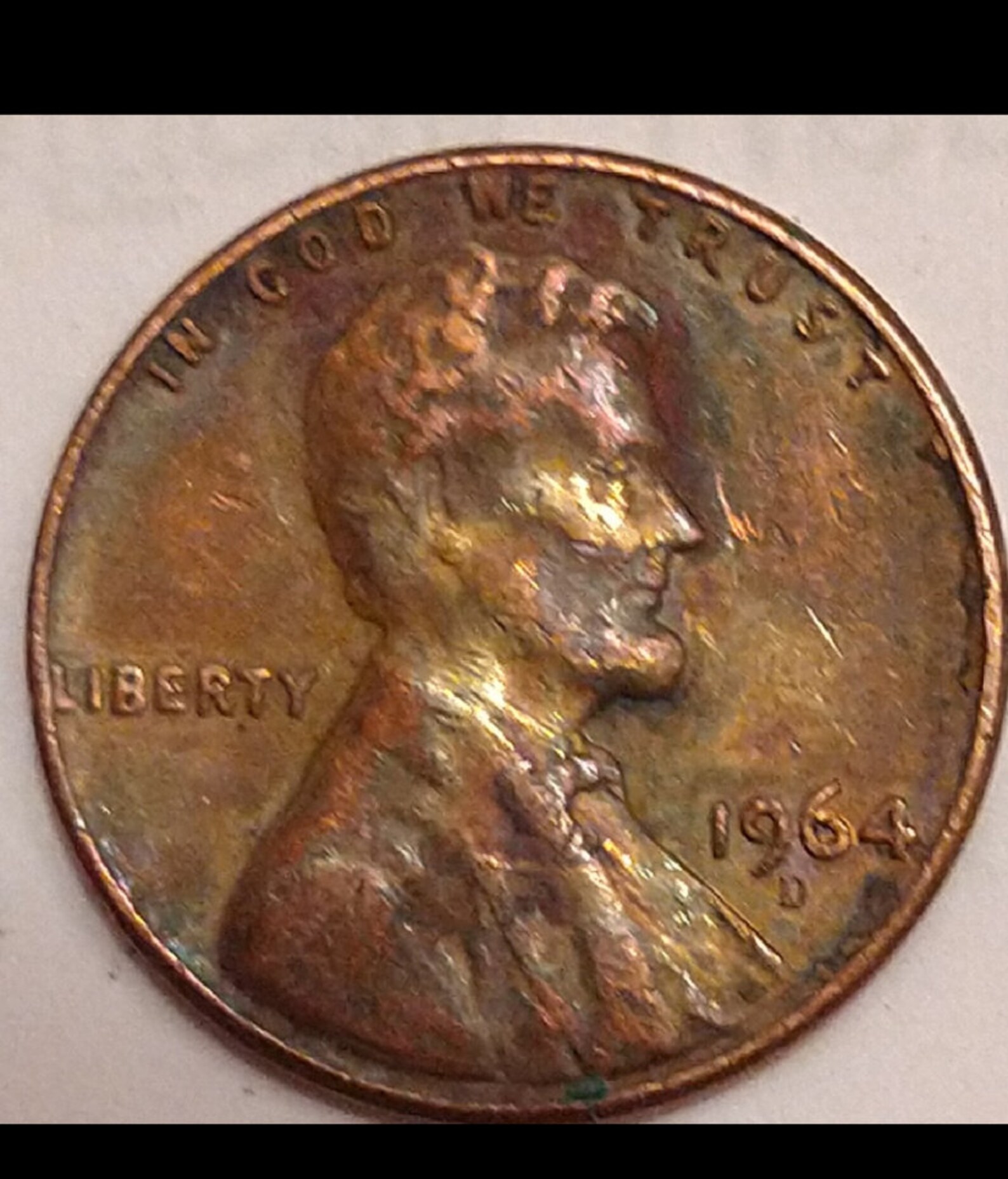 1964 rainbow penny Etsy
