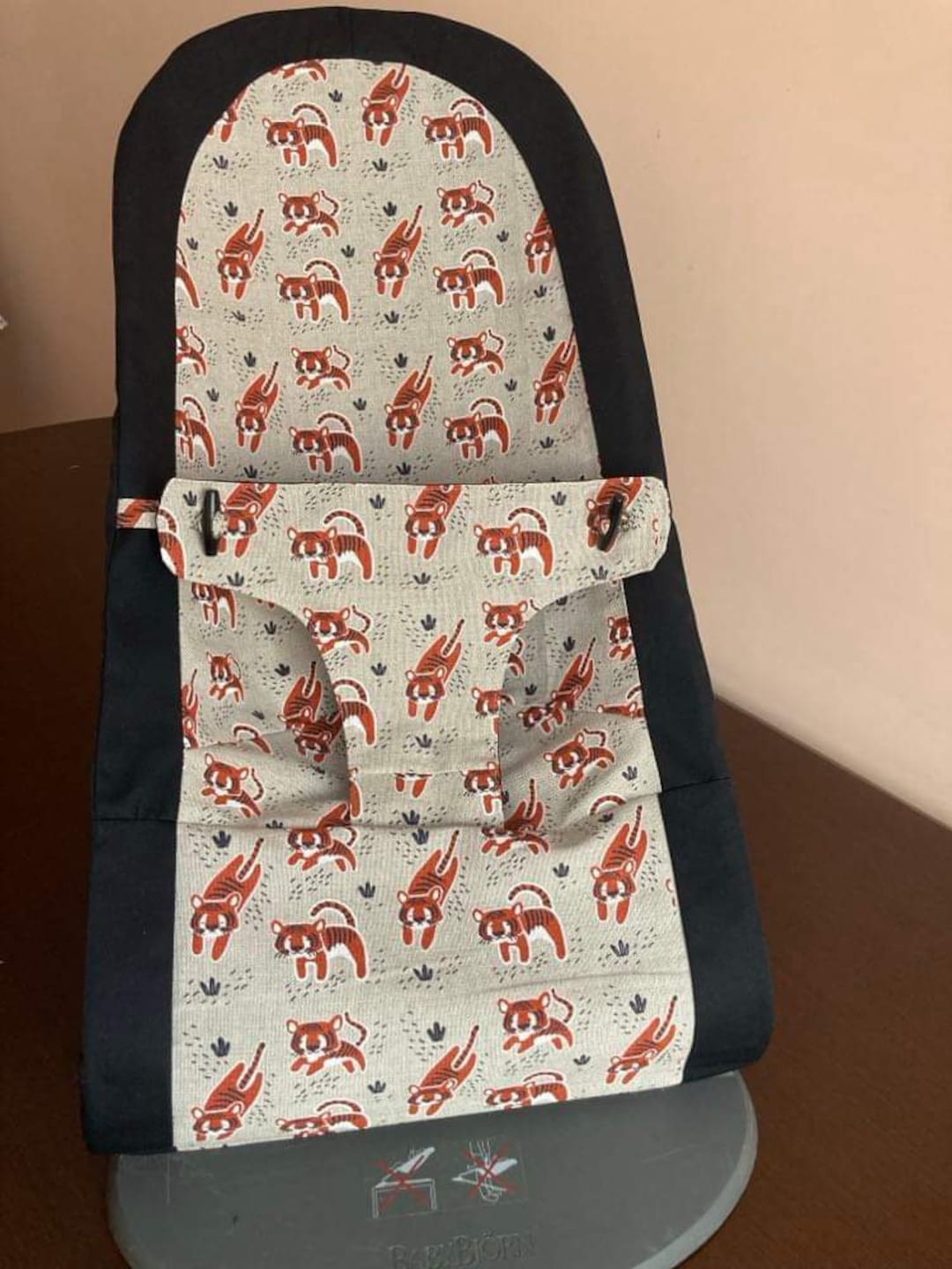 Babybjörn Bouncer Seat Replacement Cover Tigers Etsy