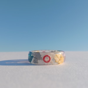 Objectum Ring - Objectum Jewelry - Resin Ring - Real Flower Ring - Dried Flower Ring