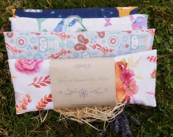 Yoga Eye Pillow - Lavender Pillow - Weighted Pillow - Meditation Pillow - Relaxing Eye Mask - Cooling Eye Mask