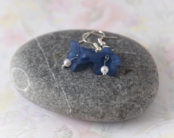 Woodland Earrings - Bluebell Earrings - Blue Earrings - Flower Earrings - Woodland Jewelry - Spring Jewelry