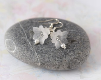 White Bell Earrings - Bluebell Earrings - Woodland Earrings - Fairy Bell Earrings - Kawaii Boutique - Lilly Of The Valley