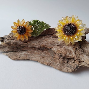 Sonnenblume Brosche - Sonnenblume Pin - Blumen Pin - Sonnenblume Liebhaber Geschenke - Harz Pin