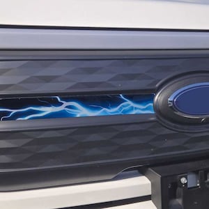 Für LIGHTNING 2021 2022 2023 2024 2025 Grille Stripes Rarised Abziehbild Reflektierend / Nicht reflektierend