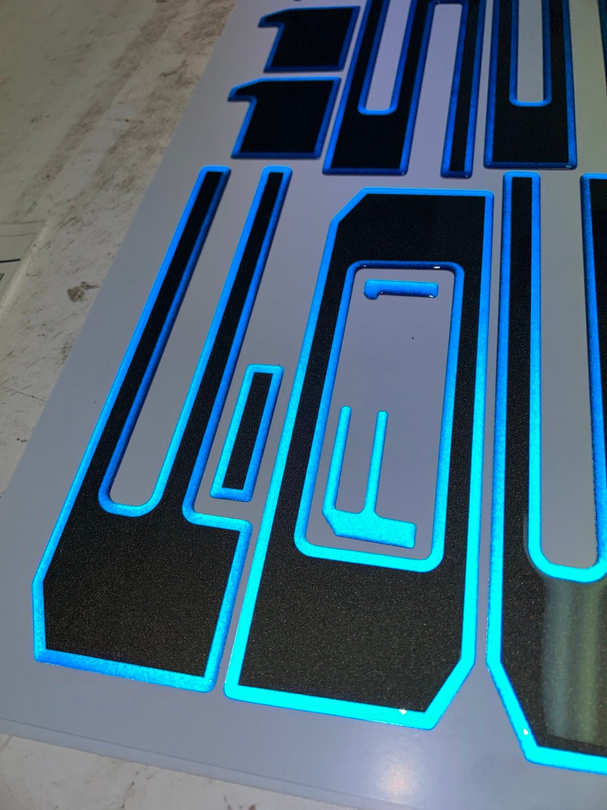 For 2018 2019 2020 Raised Tailgate Decals Stickers Insert Reflective ...