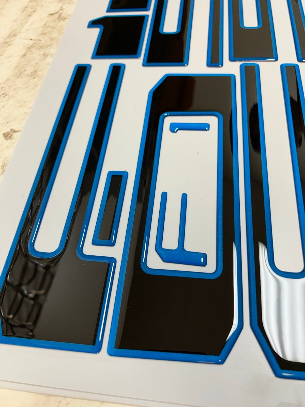 For 2018 2019 2020 Raised Tailgate Decals Stickers Insert Reflective ...