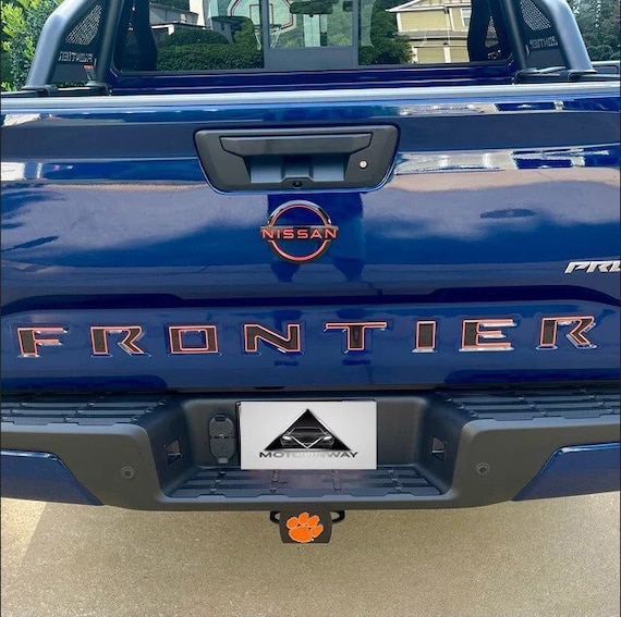 for NISSAN FRONTIER 2022 2023 2024 2025 Raised Tailgate Decals Stickers Insert Letters (flags REFLECTIVE)