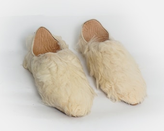 Pantuflas de lana hechas a mano: cómodas zapatillas de interior