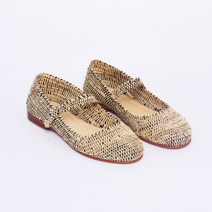 Raffia Loafers shoes Slip-on Flats women Raffia Moccasins ballet Raffia flat Casual Shoes Moroccan Raffia shoes