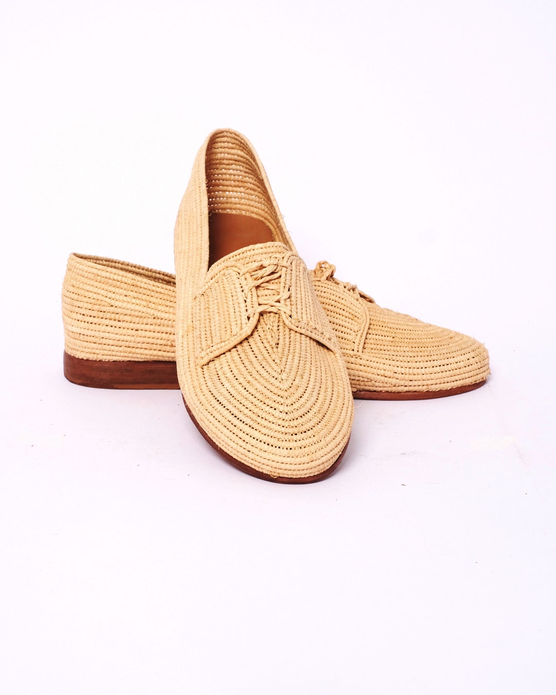 Mabeline Synthetic Raffia Loafers (Ivory-Multi) main image 0