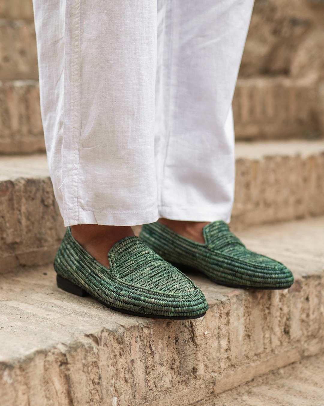 Raffia Loafers