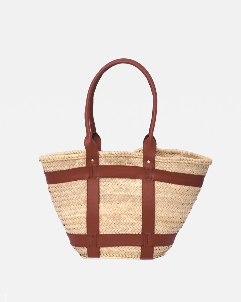 Straw Tote Bag - Large Natural Woven Bohemian Market Bag | Spacious Summer Beach Shoulder Bag | Boho Chic Eco-Friendly Handbag | Perfect Gift for Her