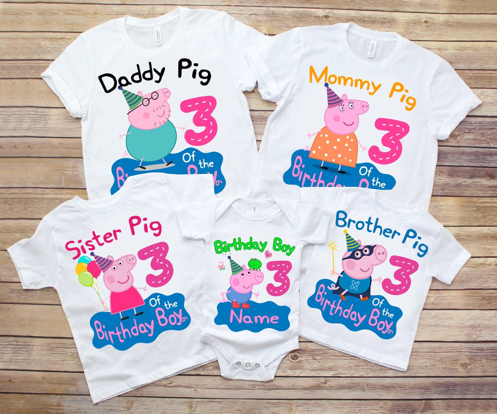 Peppa Pig Birthday shirt Birthday Girl tshirt Peppa Pig Etsy