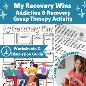 Meine Genesung gewinnt: Substanzengebrauch und Suchtbehandlung Gruppentherapie Aktivitäts- und Diskussionsleitfaden für Therapeuten zum Ausdrucken