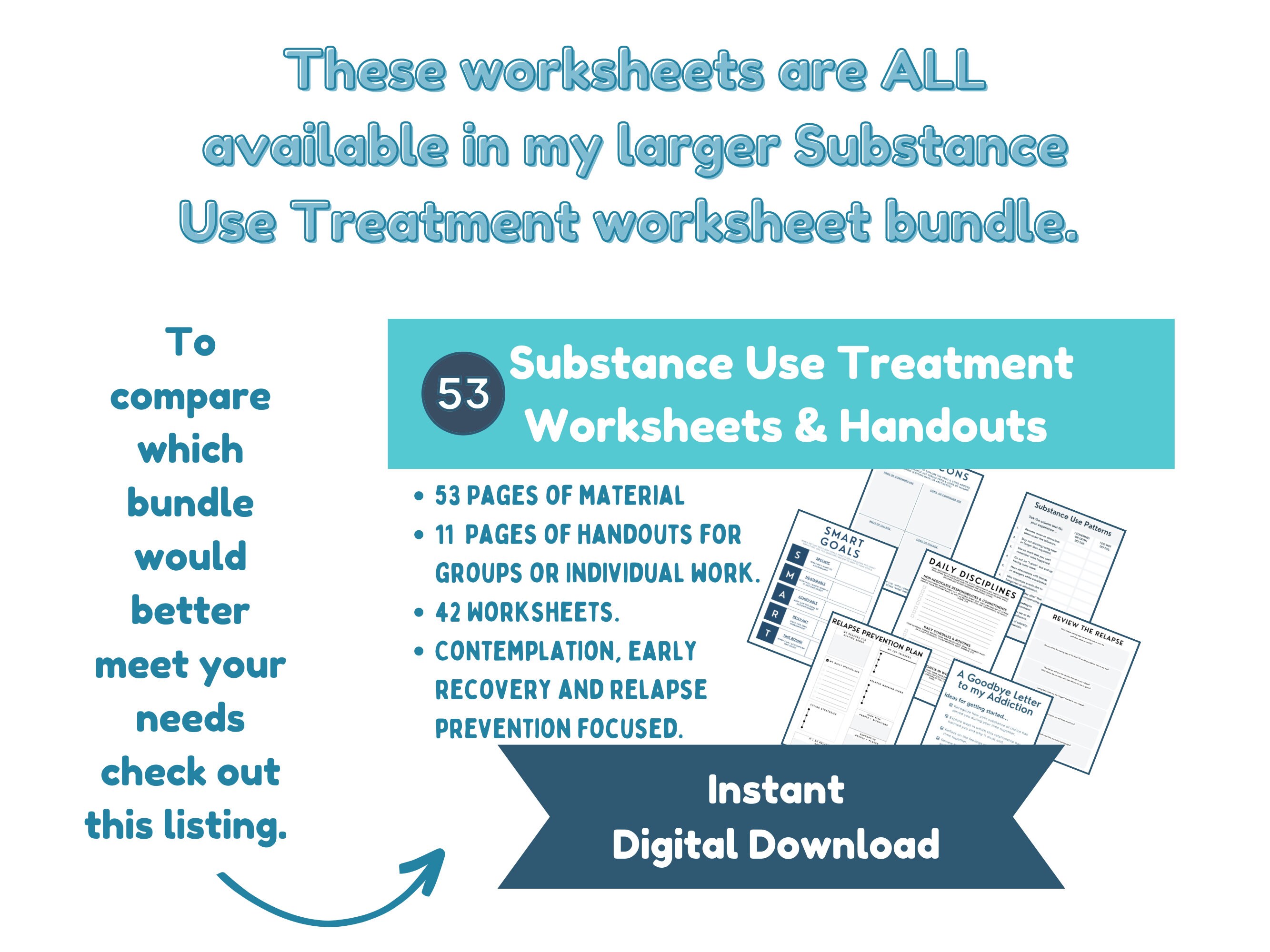 High Risk Relapse Worksheet.pdf Relapse Prevention Worksheet Bundle: Substance Use Disorder Therapy ...