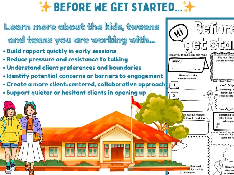 Before We Get Started: Child, Tween and Teen Therapy Intake and Rapport ...