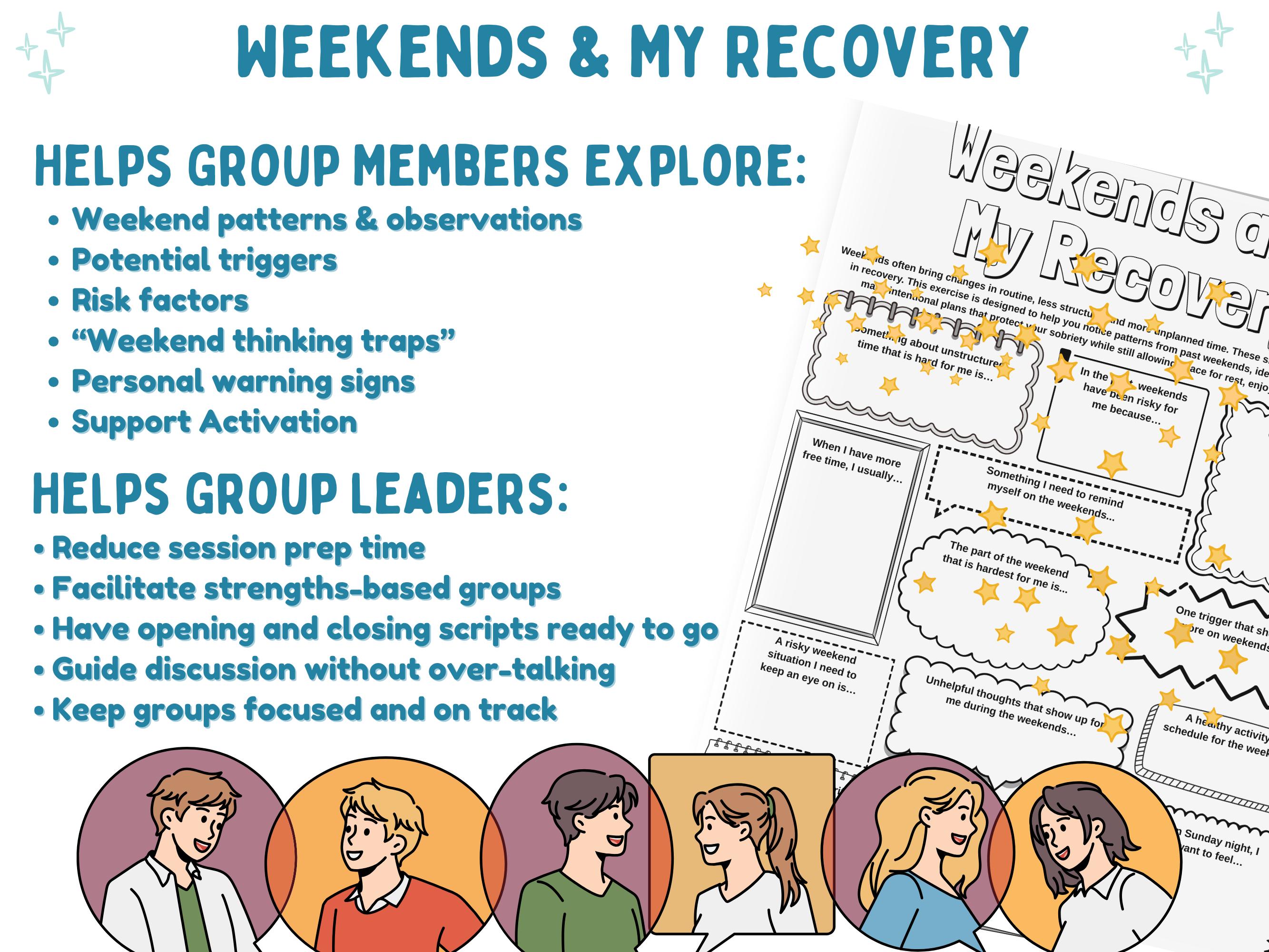 Weekend Recovery Method Weekend Relapse Prevention Activity for Substance Use Recovery Group ...