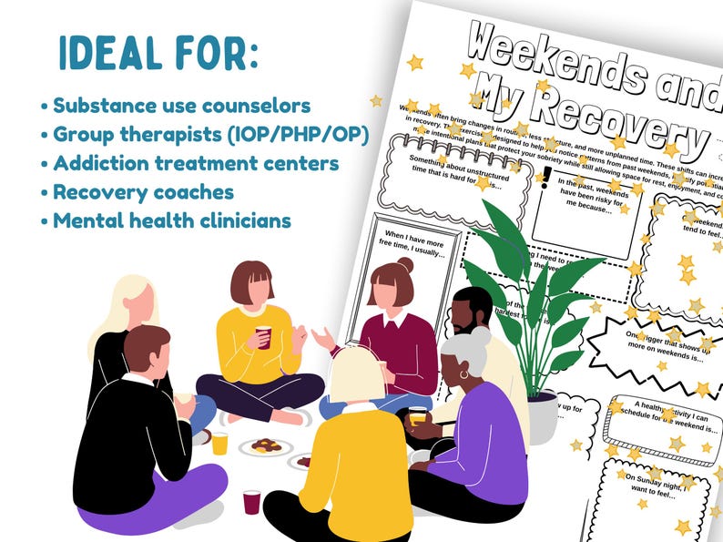 Weekend Recovery Method Weekend Relapse Prevention Activity for Substance Use Recovery Group ...